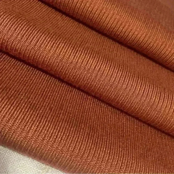 MY GIRL Cutout Knit Midi Dress-Halter, Backless, Rust Brown - Sexy Summer Dress - Picture 11 of 13